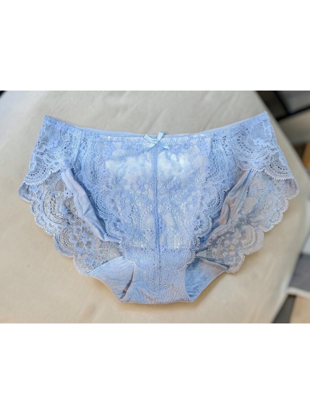 Bradelis New York Women's Lace Panty Baby Blue Size M NEW WITHOUT TAGS!